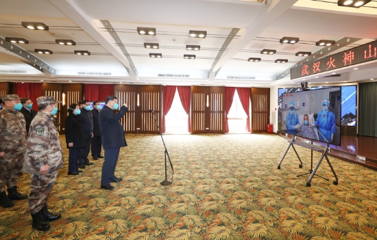 习近平在湖北省考察新冠肺炎疫情防控工作