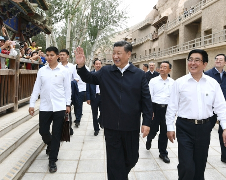 习近平在甘肃考察调研