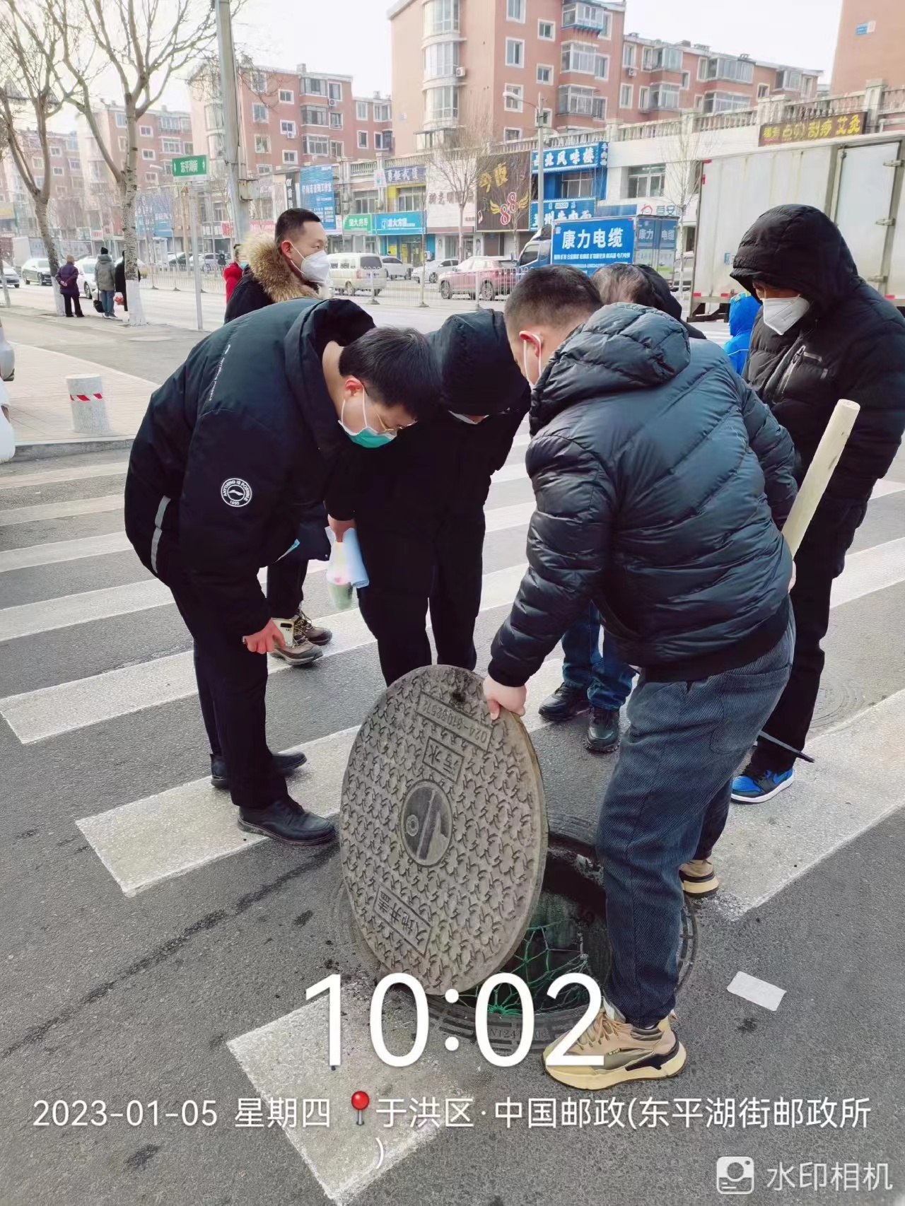 于洪区2022-2023年度老旧小区改造项目（背街小巷工程施工）一标段-现场