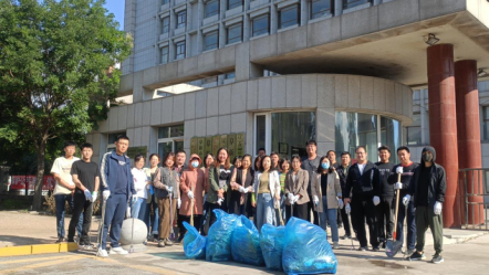 阜新市水利局积极开展环境卫生清洁活动